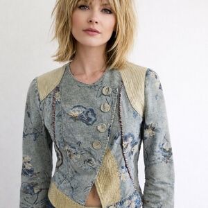 Naughty | Decorative Artisy Denim Jacket